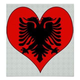 I Love Albania Print