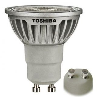 Toshiba MR5WGU10WW   5 Watt   Dimmable LED   MR16   GU10 Base   2700K Warm White   430 Candlepower   20 Watt Equal   Led Household Light Bulbs  