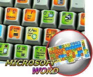 NEW MICROSOFT WORD KEYBOARD STICKER FOR DESKTOP, LAPTOP AND NOTEBOOK Electronics