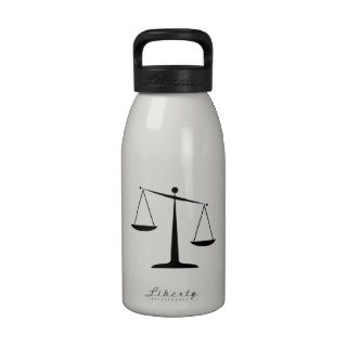 Scales of Justice Water Bottles