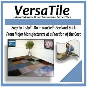 Versatile Assorted Commercial 2 ft. x 2 ft. Carpet Tile (10 Tiles/Case 40sq. ft.) NCVT001