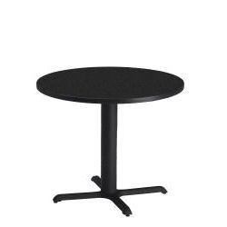 Mayline Bistro Dining height 36 inch Round Table Mayline Utility Tables