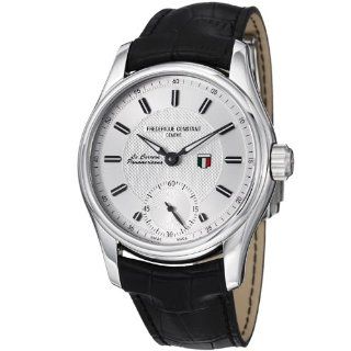 Frederique Constant Men's FC 435S6B6 VintageRally Black Leather Strap Watch Frederique Constant Watches