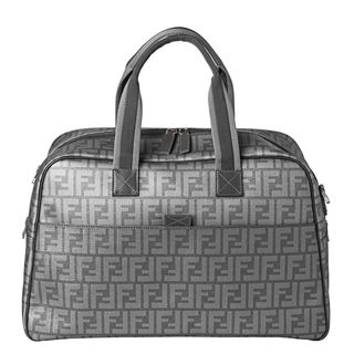 Fendi Silver Zucca Duffle Handbag Fendi Designer Handbags