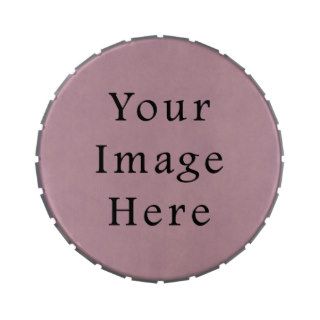 Vintage Purple Rose Parchment Paper Background Candy Tin