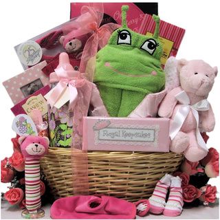 Congratulations Baby Girl Gift Basket Gift Sets