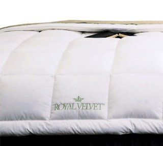 Royal Velvet Grandeur Hungarian White Goose Down Full Queen Comforter  