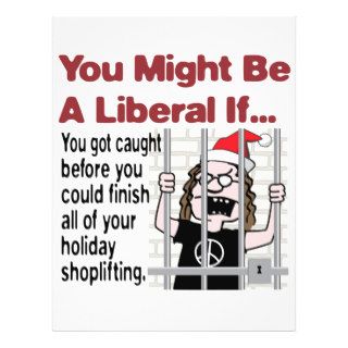 A Liberal’s Holiday Shoplifting Full Color Flyer