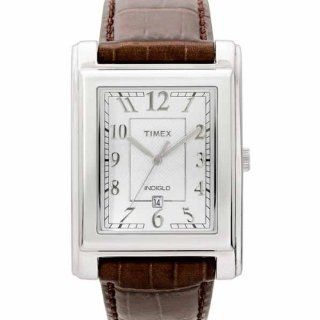 Timex Men's T2M436 Classic Brown Leather Strap Dress Watch at  Men's Watch store.