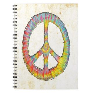 Tie Dye Peace 713 Notebook