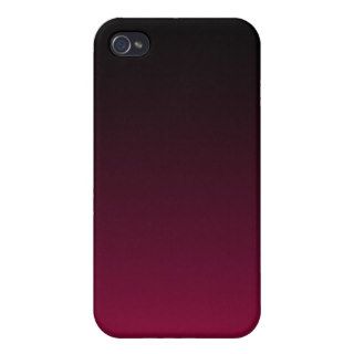 Raspberry and Licorice Ombre iPhone 4 Case
