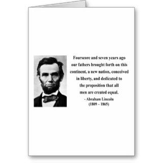Abraham Lincoln Quote 5b Greeting Card