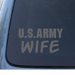 U.S. ARMY WIFE   Military   Car, Truck, Notebook, Vinyl Decal Sticker #1169  Vinyl Color Silver Automotive