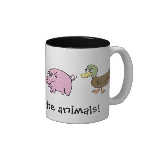 Time to feed the animals Virtual Farmers Coffee Mug