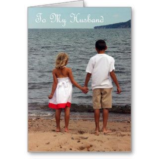 Happy Anniversary To My Husband   Love Of My Life Greeting Card