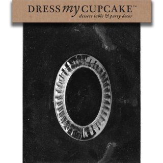 Dress My Cupcake DMCE437 Chocolate Candy Mold, Oval Basket, Easter Candy Making Molds Kitchen & Dining