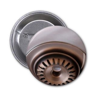 Bronze sink drain button