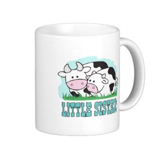 Cute Cows Little Sister Coffee Mug