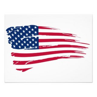 American Flag Invitations