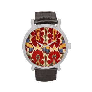 Ethnic Tribal Bohemian Ikat Asian Turkish Moroccan Wrist Watches