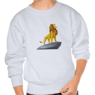 Lion King Mufasa Roaring Disney Pullover Sweatshirts