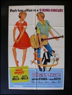 THE PARENT TRAP * 1SH ORIG MOVIE POSTER 1968 RR DISNEY Entertainment Collectibles