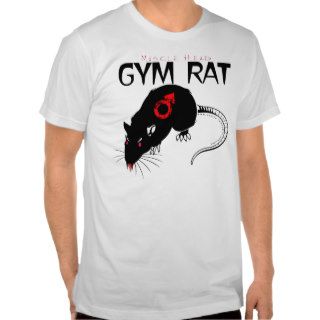 Muscle Head Gym Rat T Shirts