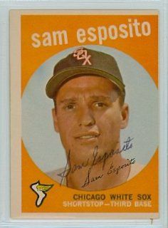 Sam Esposito AUTO 1959 Topps #438 White Sox PSA Pre Cert Set Break Sports Collectibles