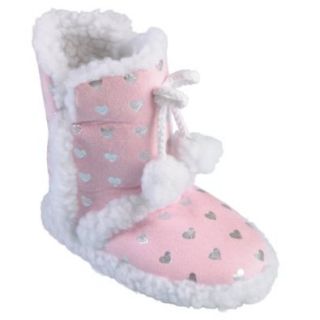 Hailey Jeans Co Girl's Pom Pom Slipper Boots Shoes