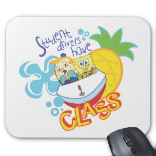 SpongeBob & Mrs. Puff Student Drivers Have Class Mouse Pads
