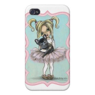 French Bulldog Ballerina 2 iPhone 4 Covers