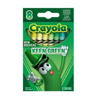 Crayola Keen Green Crayons 8 count (221522) Toys & Games