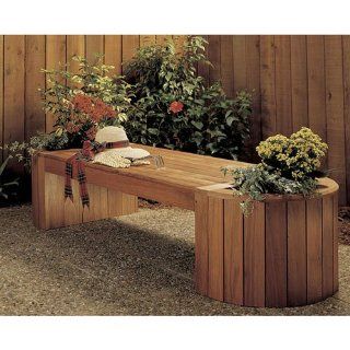 Planter/Bench Combo able Woodworking Plan Editors of WOOD Magazine Books