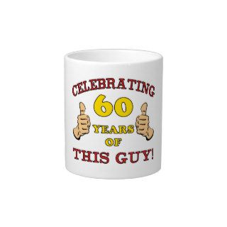 60th Birthday Gift For Him Extra Large Mug