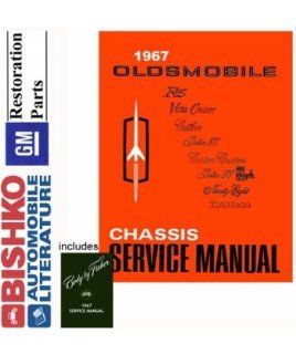 1967 Oldsmobile 98 88 442 Cutlass Shop & Body Service Repair Manual CD Engine Automotive