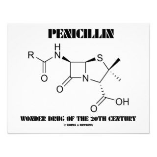 Penicillin Wonder Drug Of The 20th Century Custom Invite