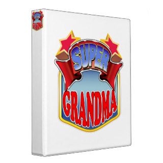 Super Grandma 3 Ring Binders