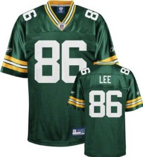 Green Bay Packers Donald Lee #86 NFL Mens Replica Jersey, Green (X Large)  Football Jerseys  Clothing