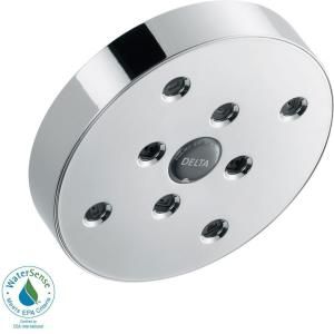 Delta 1 Spray 5 1/2 in. H2Okinetic Shower Head in Chrome RP70175