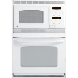 GE 30 in. Electric Wall Oven with Built In Microwave in White JTP90DPWW