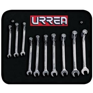 URREA Metric Combination Flexible Wrench Set (10 Piece) 1270HMF