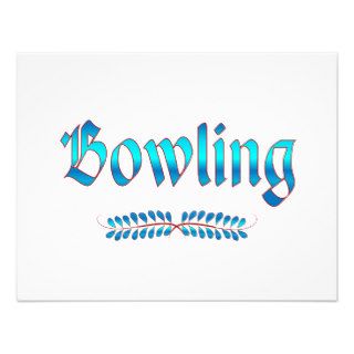 BOWLING PERSONALIZED INVITES