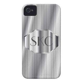 Art Deco Silver Monogrammed Case Mate for iPhone 4 iPhone 4 Case