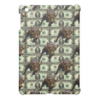 Wall Street Charging Bull Hundred Dollar BG iPad Mini Cases