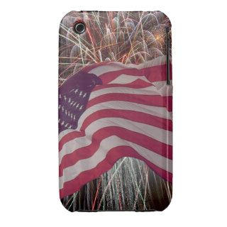 American Flag and Fireworks Case Mate iPhone 3 Cases
