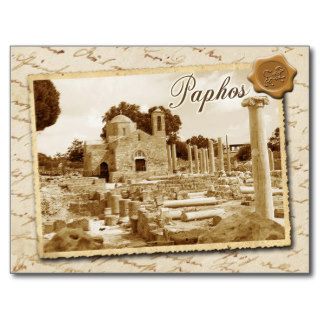 Panagia Chrysopolitissa church, Paphos, Cyprus Postcard