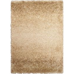 Luxus Beige Shag Rug (5'5 x 7'7) 5x8   6x9 Rugs