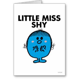 Little Miss Shy Classic Card
