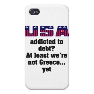 USA addicted to debt? At least we're not GreeceCover For iPhone 4
