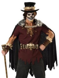 In Character Witch Doctor Voodoo Priest Adult Halloween Costume XL Clothing